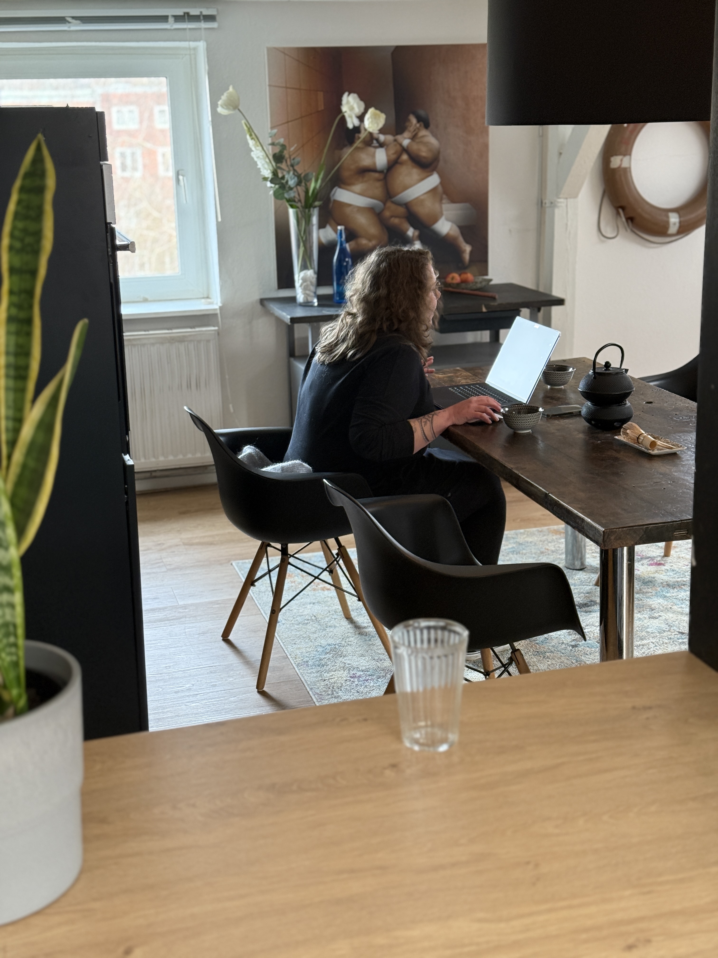 Maren bei der Arbeit
